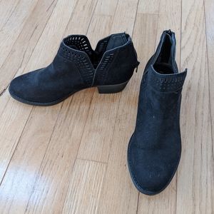 Carlos black suede ankle boots 3.5 6 6.5